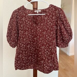 Madewell puff sleeve shirt